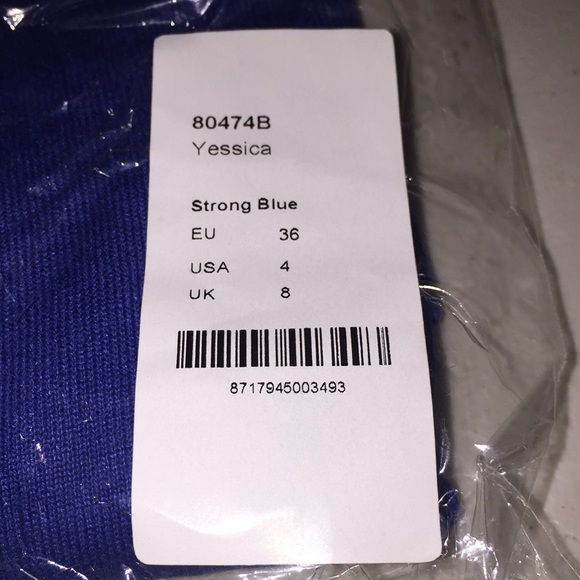 Yest Yessica 80474B Long Cardigan Strong Blue Size 4 - Picture 14 of 16